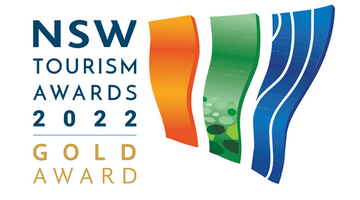 NSW Tourism Award - Gold Winner!